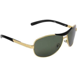 Adam Jones Glass Lens Golden Green Rectangular Polarized Sun glasses for Men